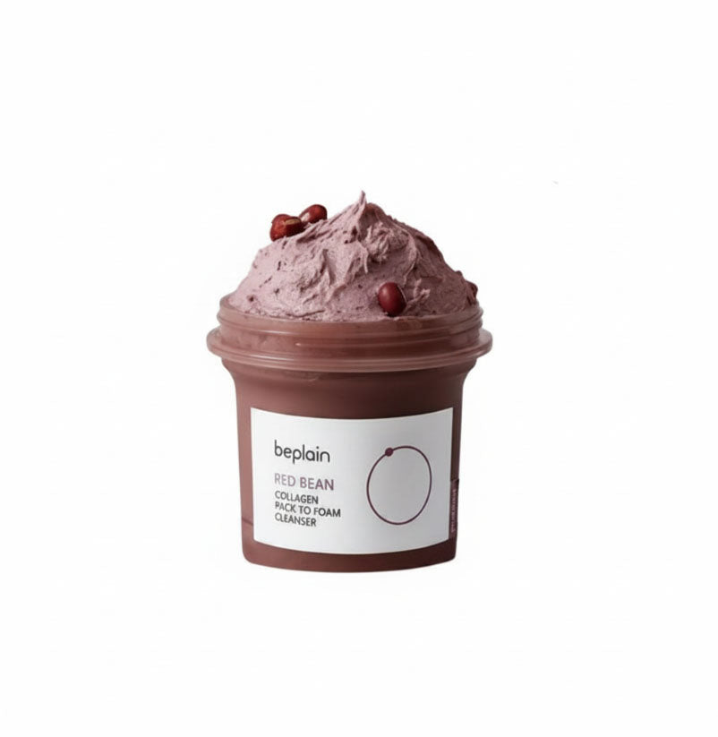 Beplain Red Bean Collagen Pack to Foam Cleanser 100ml