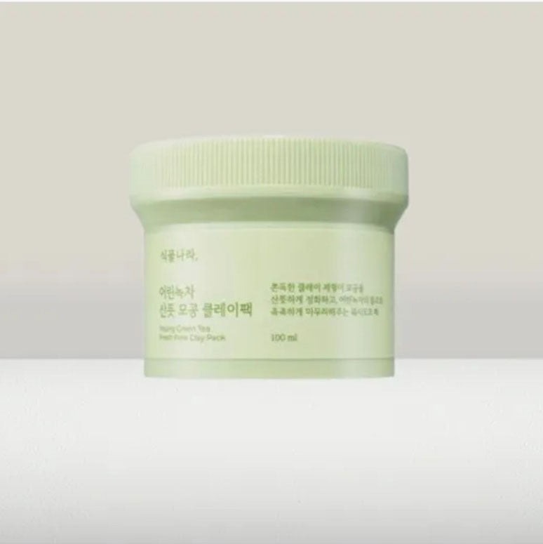 Shingmulnara Young Green Tea Fresh Pore Clay Pack 100ml