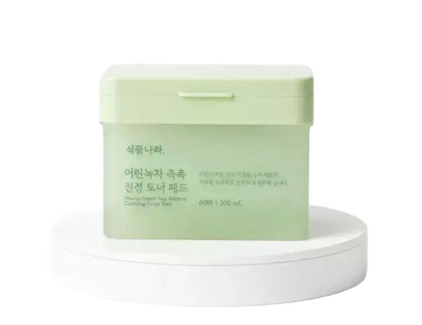 Shingmulnara Young Green Tea Watery Calming Toner Pad 80ea