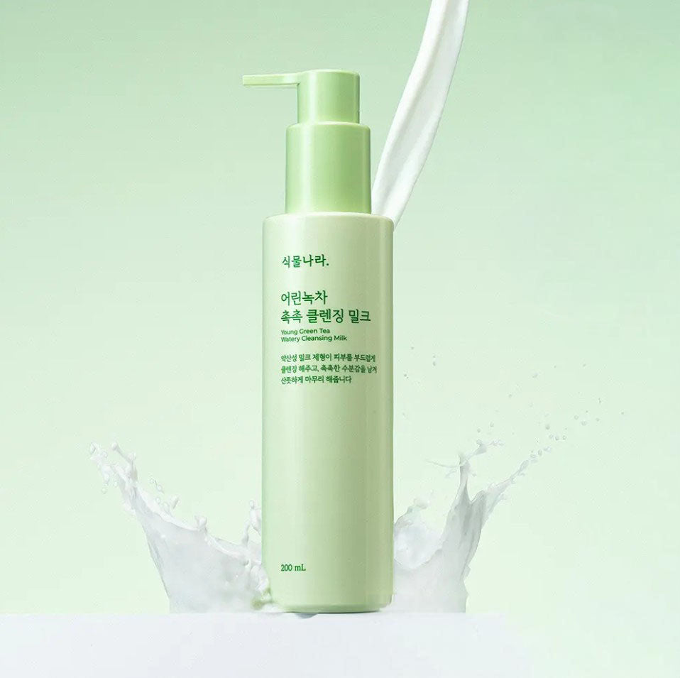 Shingmulnara Young Green Tea Watery Cleansing Milk 200ml