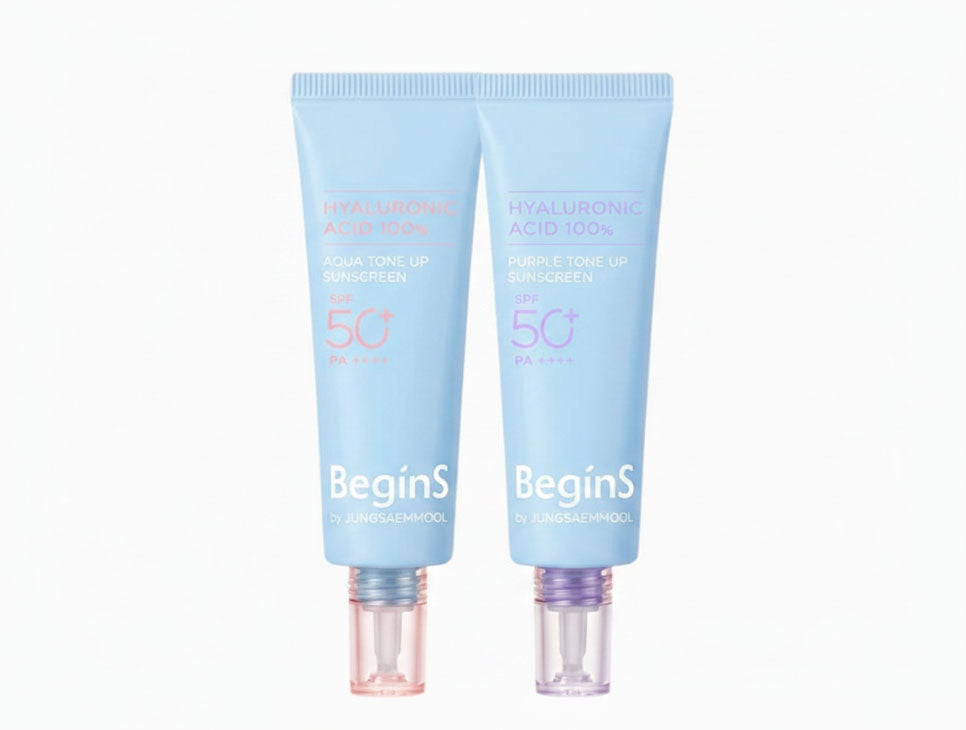 BeginS by JUNGSAEMMOOL Blue Chamomile Hyaluronic Acid Tone Up Sunscreen 50ml