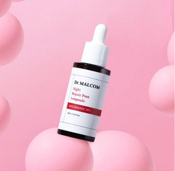 Dr. Malcom Night Repair Pore Ampoule 30ml (Niacinamide 20%)