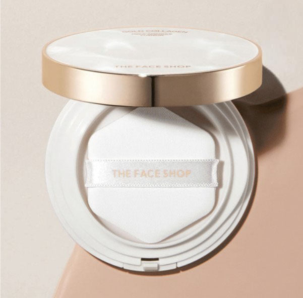 TheFaceShop Gold Collagen Mela Ampoule Cushion 13g