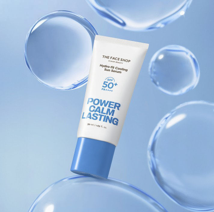 TheFaceShop Power Calm Lasting Hydro-Fit Cooling Sun Serum 50ml