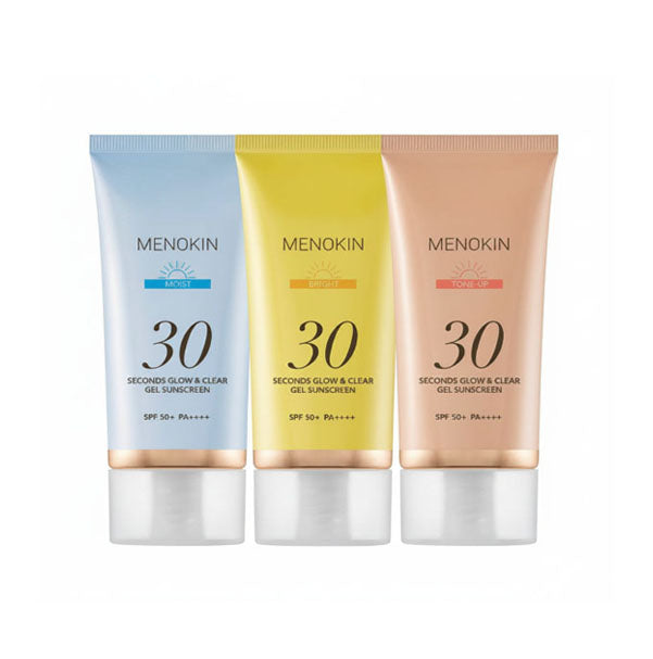 Menokin 30 Seconds Glow & Clear Gel Sunscreen 50ml