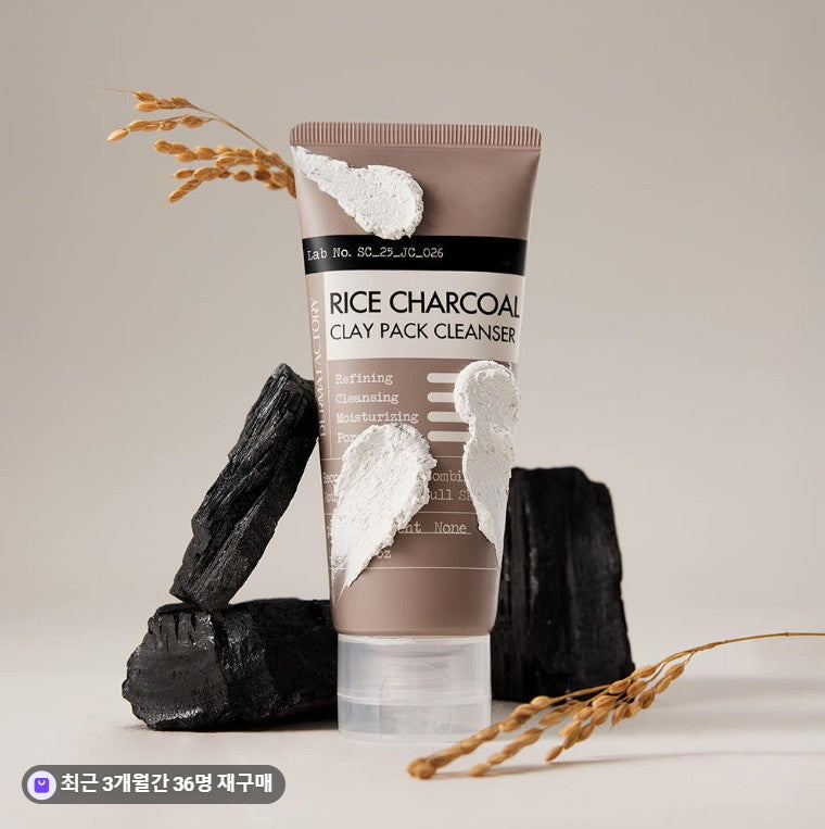 DERMAFACTORY Rice Charcoal Clay Pack Cleanser 100g