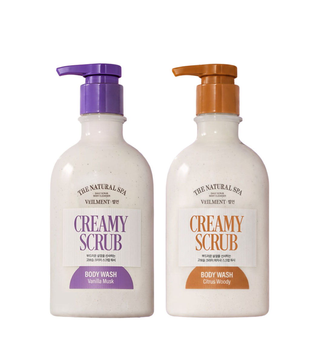VEILMENT The Natural Spa Creamy Scrub Body Wash 600ml