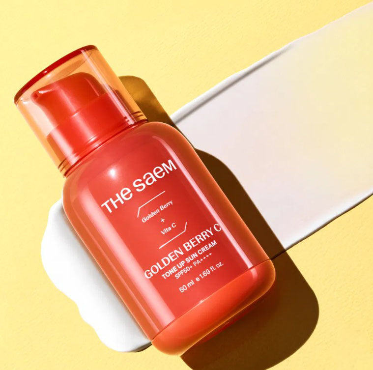 The SAEM Golden Berry C Tone Up Sun Cream 50ml
