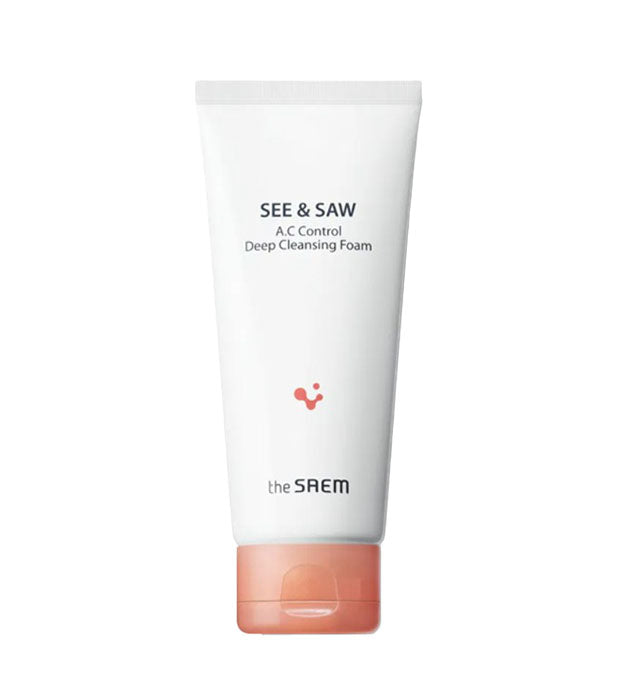 The SAEM See &amp; Saw A.C. Control Deep Cleansing Foam 120ml