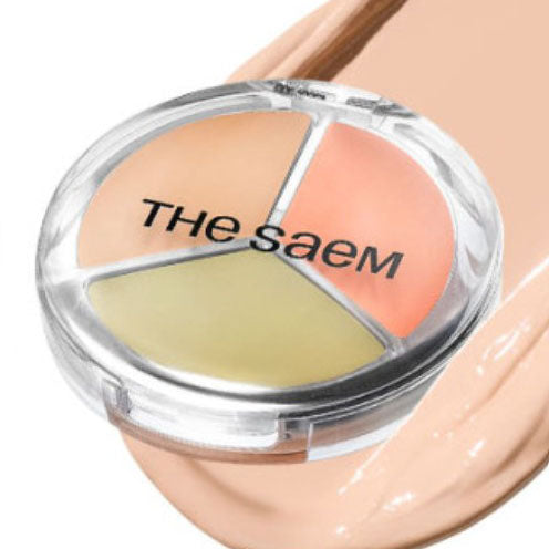 The SAEM Cover Perfection Triple Pot Concealer Glow 6g