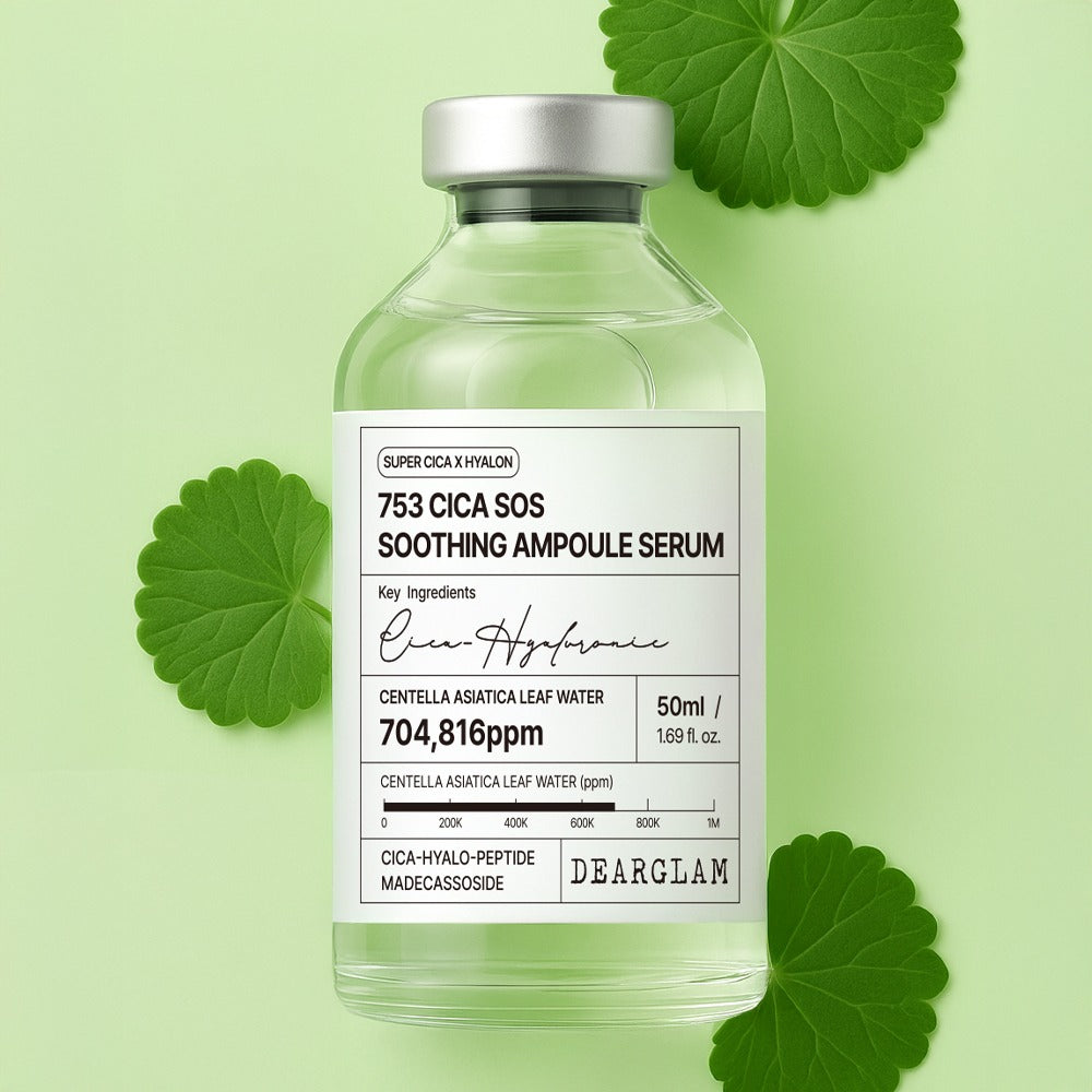 Dearglam 753 Cica SOS Soothing Ampoule Serum 50ml