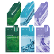 Mediheal Mask 20ml 3 Types - Double Calming Water / Hyaluronic Moist Essence / Pepta Lifting Ampoule
