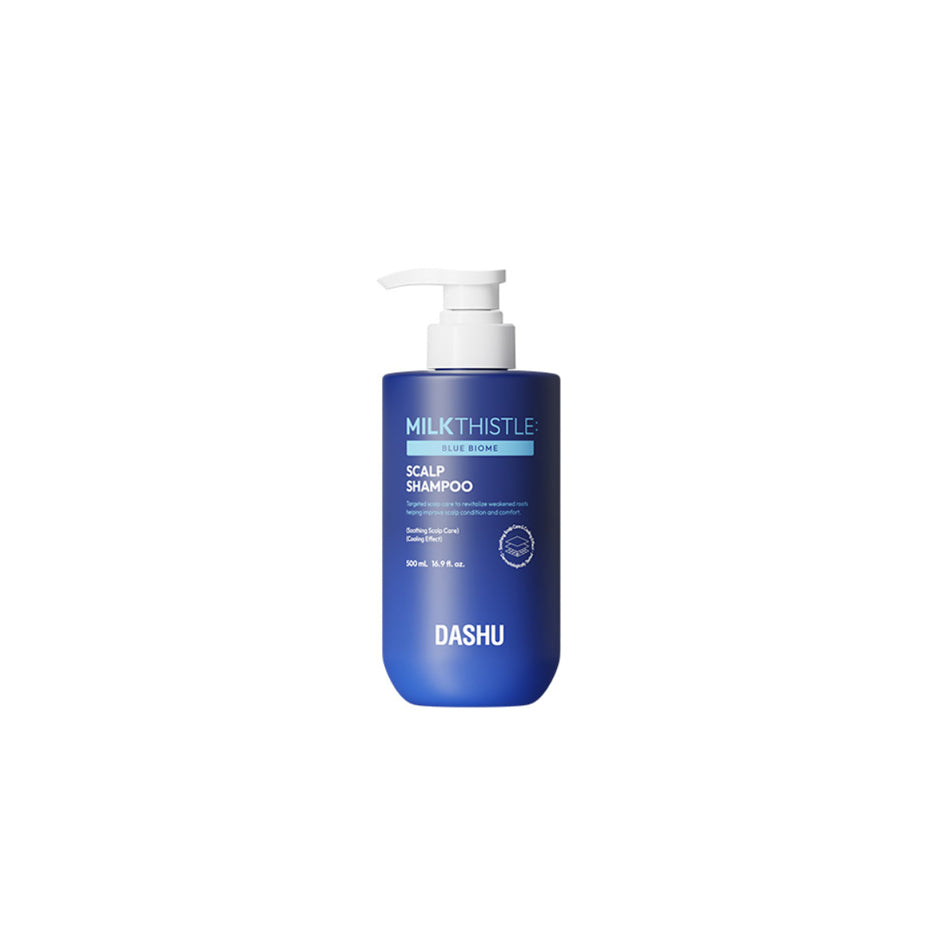 DASHU Daily Milk Thistle Blue Biome Scalp Shampoo 500ml