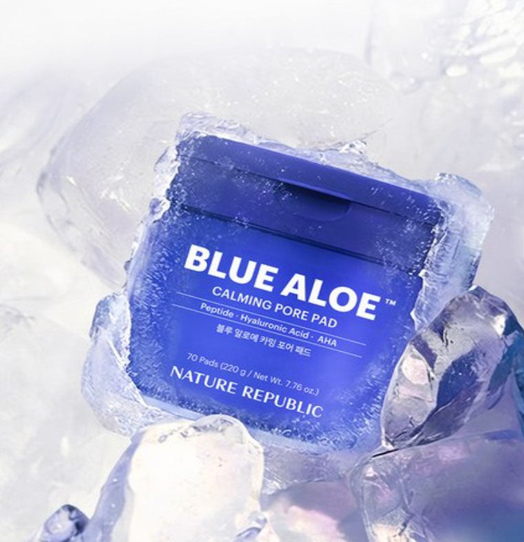 Nature Republic Blue Aloe Calming Pore Pad 70ea