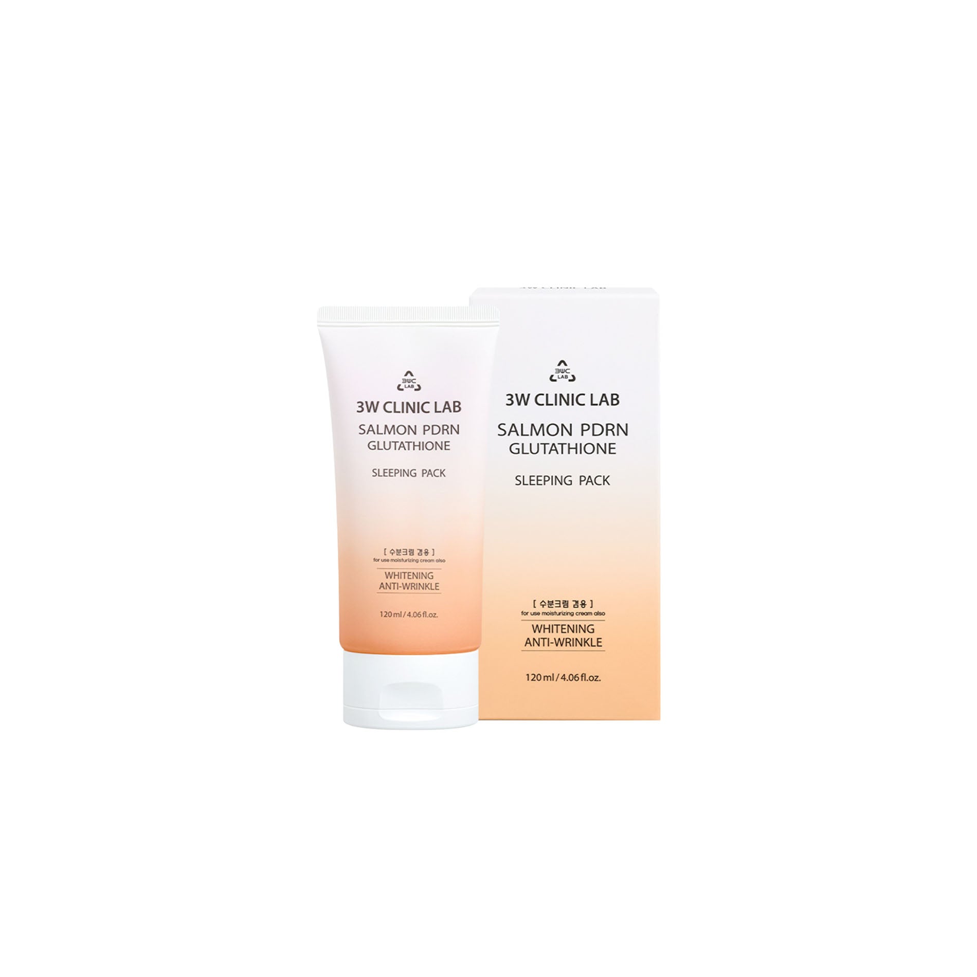 3W Clinic Lab Salmon PDRN Glutathione Sleeping Pack 120ml