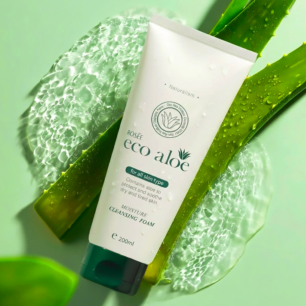 Rosee Eco Aloe Cleansing Foam 200ml