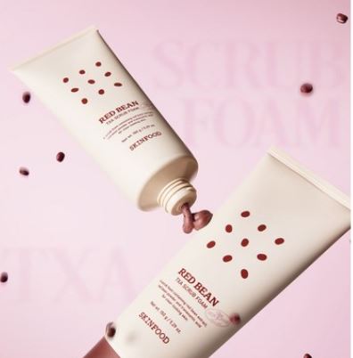 SKINFOOD Red Bean TXA Scrub Foam 150g