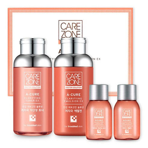 Carezone Doctor Solution A-Cure Clarifying Toner Emulsion EX Special Set