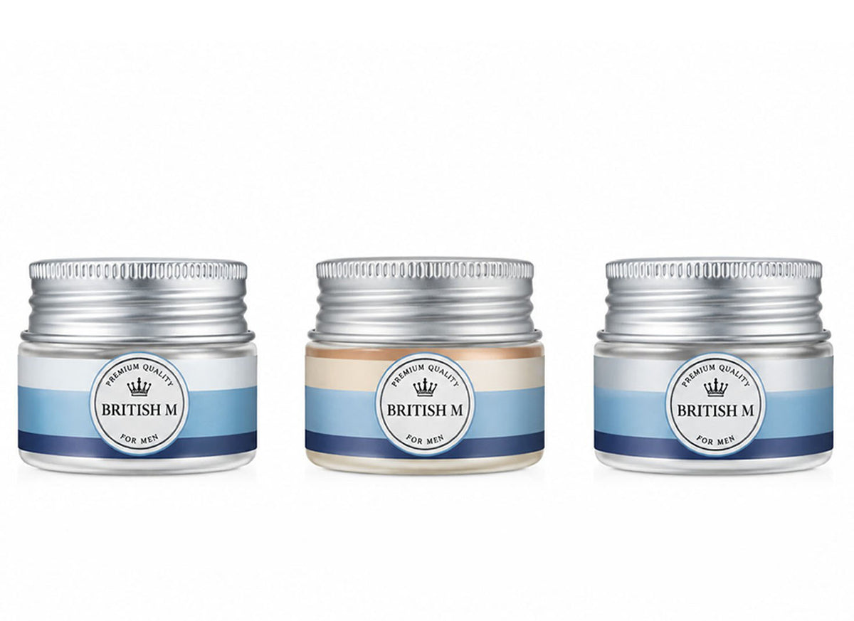 British M Urban Matte Clay/ Dandy Hard Paste/ Regent Classic Pomade Wax 20g