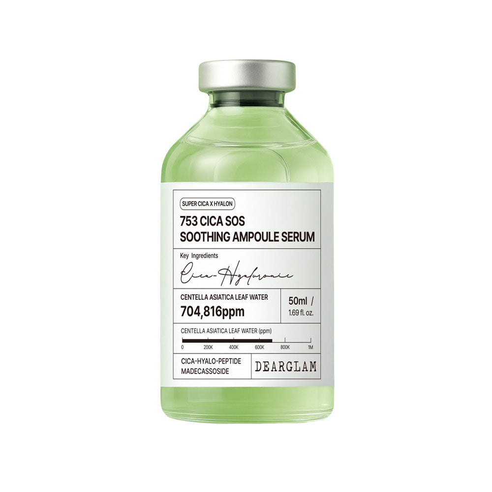 Dearglam 753 Cica SOS Soothing Ampoule Serum 50ml