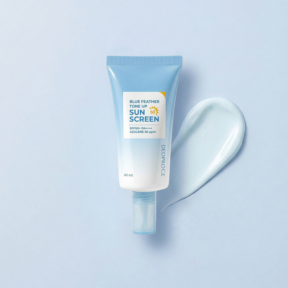 Deoproce Blue Feather Tone Up Sunscreen SPF50+ PA++++ 40ml