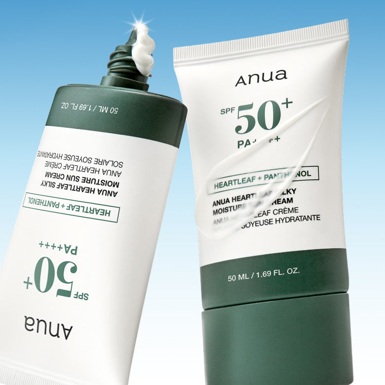 Anua Airy/Heartleaf Silky Moisture Sun Cream 50ml