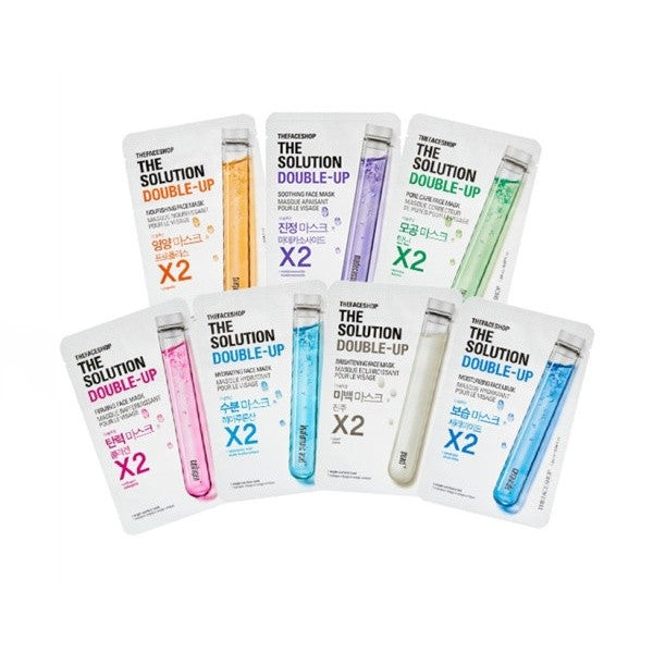 TheFaceShop The Solution Double Up Mask Sheet 22ml