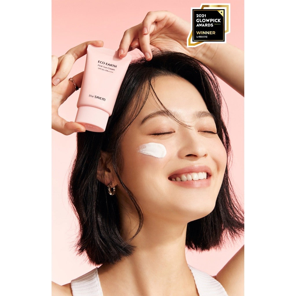 The SAEM Eco Earth Pink Sun Cream 50g