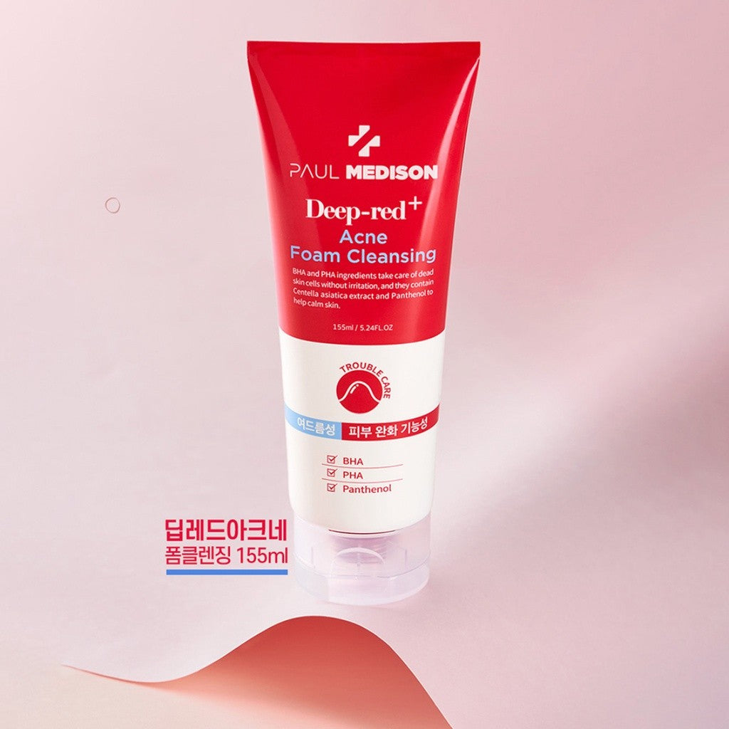 Paul Medison Deep Red Acne Foam Cleansing 155ml