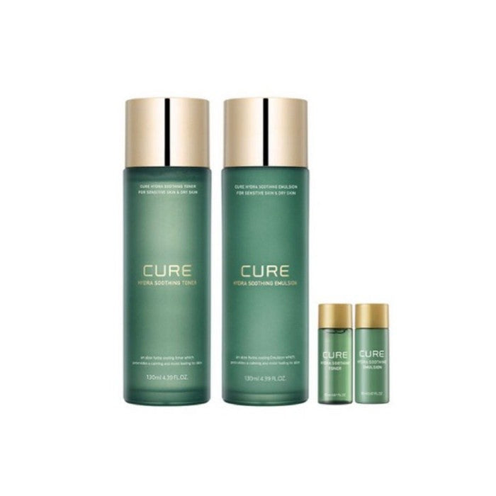 CURE Cure Hydra Soothing Toner 130ml + Emulsion 130ml Set