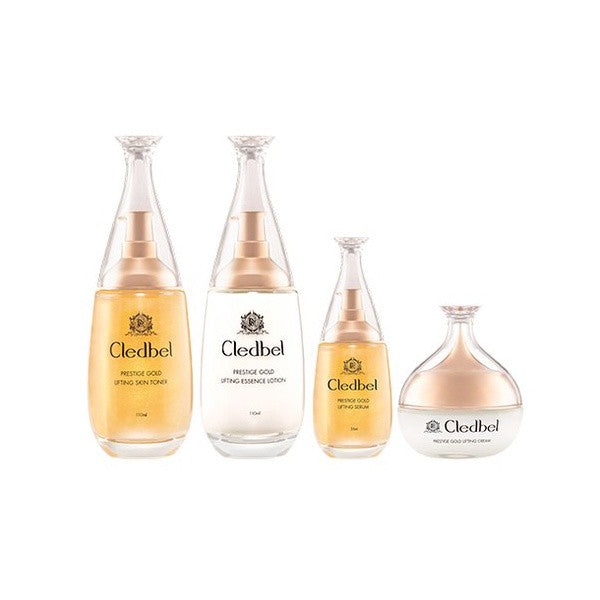 Cledbel Prestige Gold Collagen Basic Toner + Lotion + Serum + Cream Set