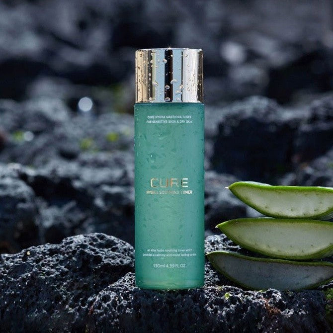 CURE Cure Hydra Soothing Toner 130ml + Emulsion 130ml Set