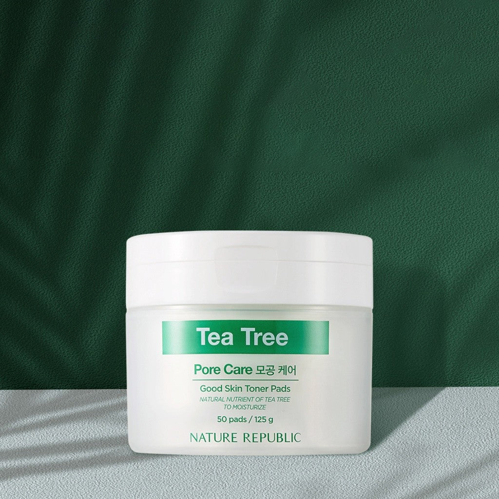 Nature Republic Good Skin Tea Tree Ampoule Toner Pad 125g