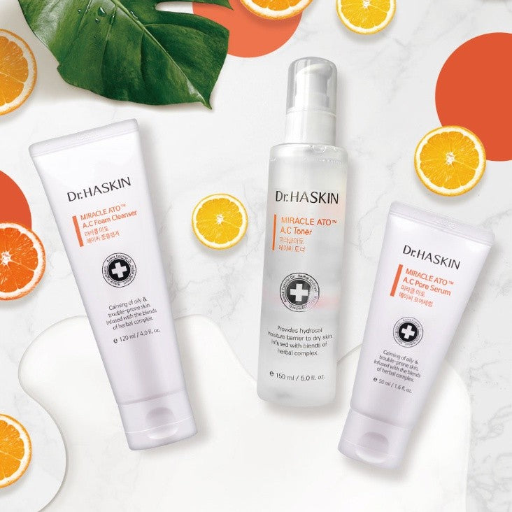 Dr. Haskin Miracle Ato AC Toner/Serum/Foam Cleanser