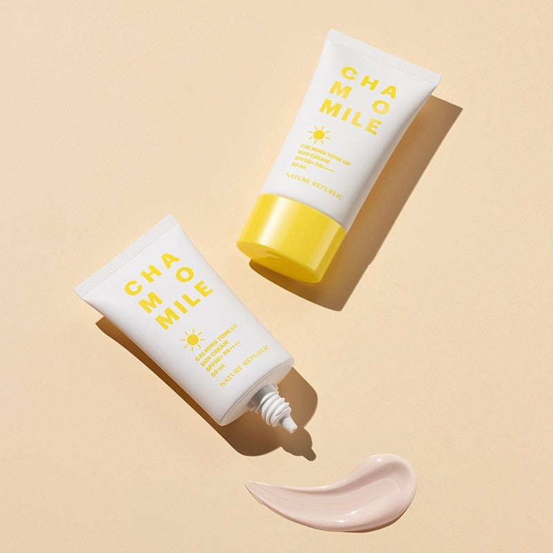 Nature Republic Chamomile Calming Tone-up Sun Cream SPF 50+ PA++++ 50ml