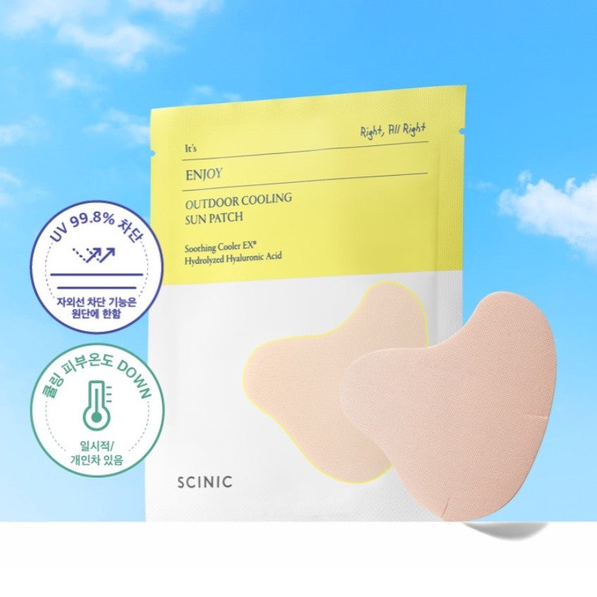 SCINIC Enjoy Outdoor Cooling Sun Patch 3.5g X 4