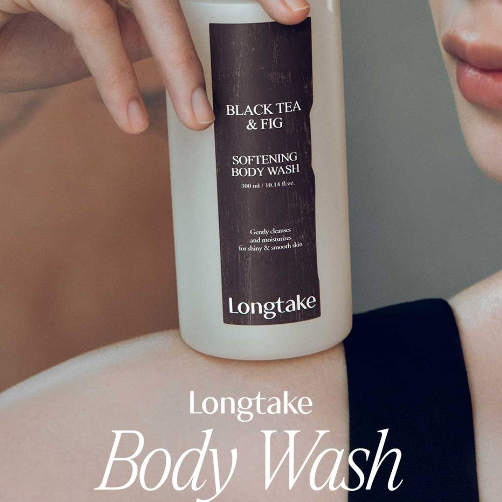 Longtake Sandalwood Intensive/Black Tea & Pig Softening Body Wash 300ml