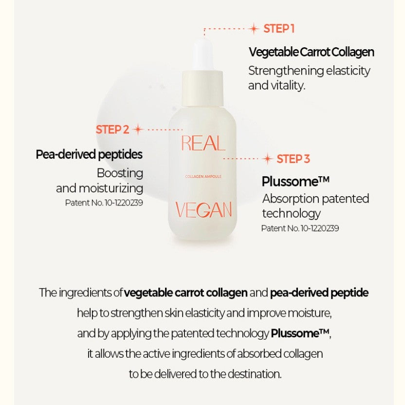 KLAVUU Real Vegan Collagen Ampoule 30ml