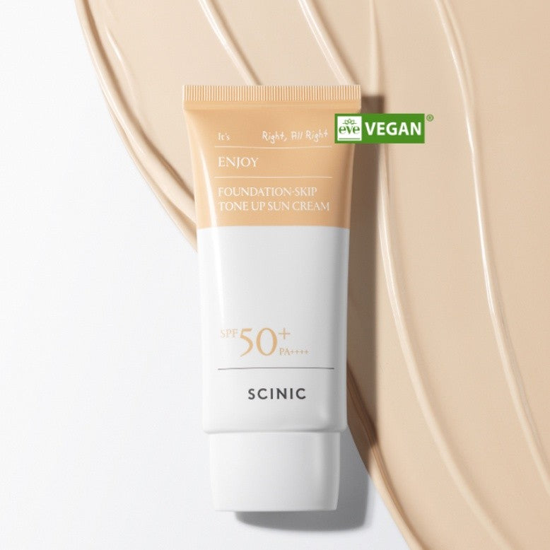 SCINIC Enjoy Foundation Skip Tone Up Sun Cream 50g