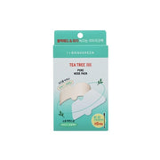 BRING GREEN Tea Tree Cica Pore Nose Pack 3pcs