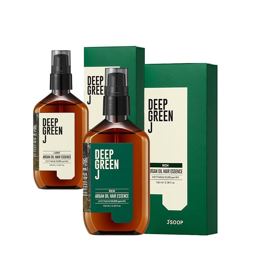 JSOOP Deep Green J Argan Oil Hair Essence Rich 100ml / Light 100ml