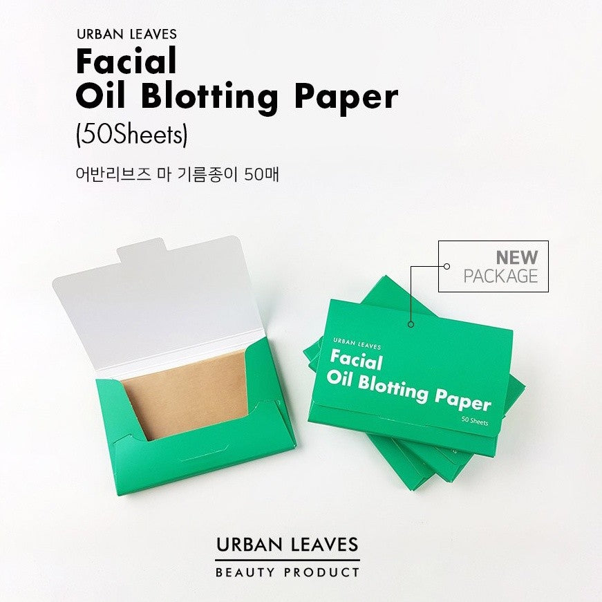 Urban Leaves Facial Oil Blotting Paper 50 Sheets