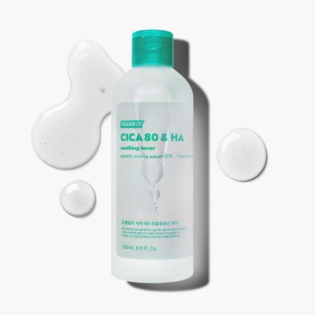 Frankly Cica 80 & Ha Soothing Toner 260ml