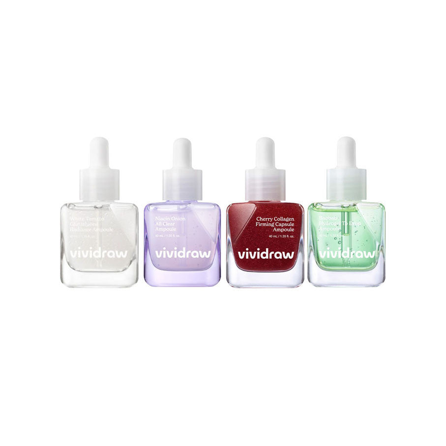Vividraw Ampoule 40ml/A transparent radiance ampoule that creates natural skin that shines clear and transparently from various angles
