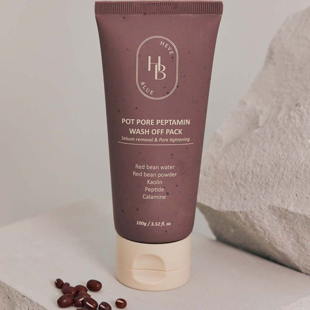 Heveblue Pot Pore Peptamin Wash Off Pack 100ml