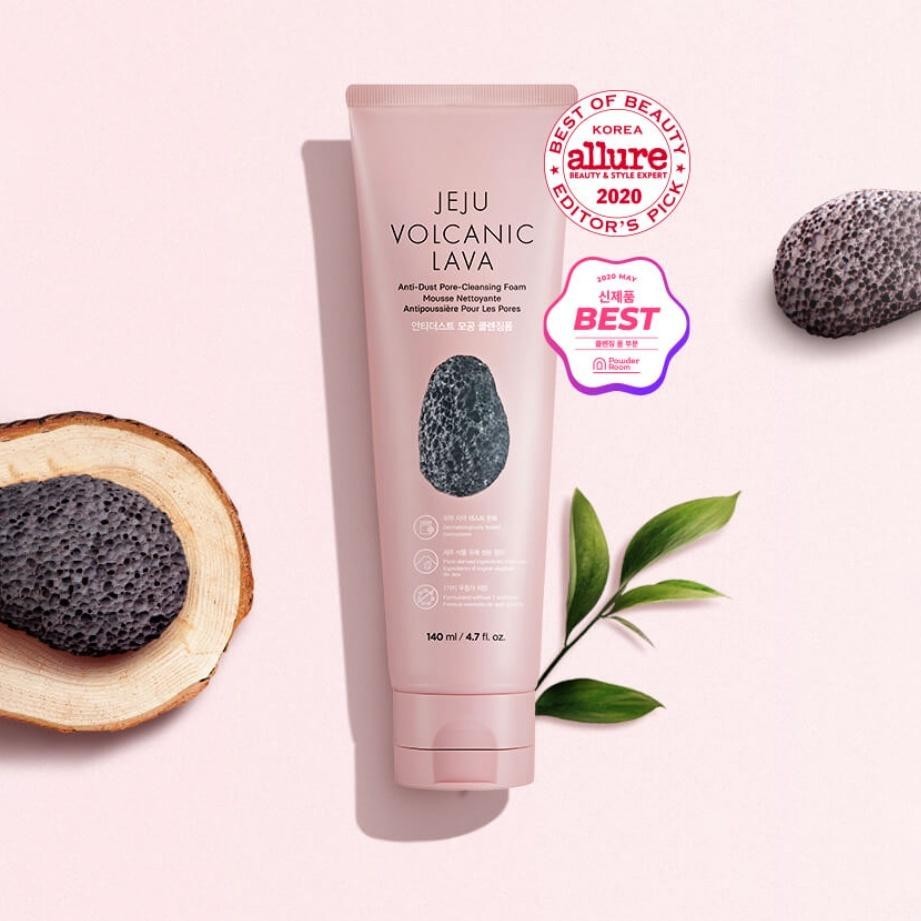TheFaceShop Jeju Volcanic Lava Anti Dust Pore Cleansing Foam 140ml