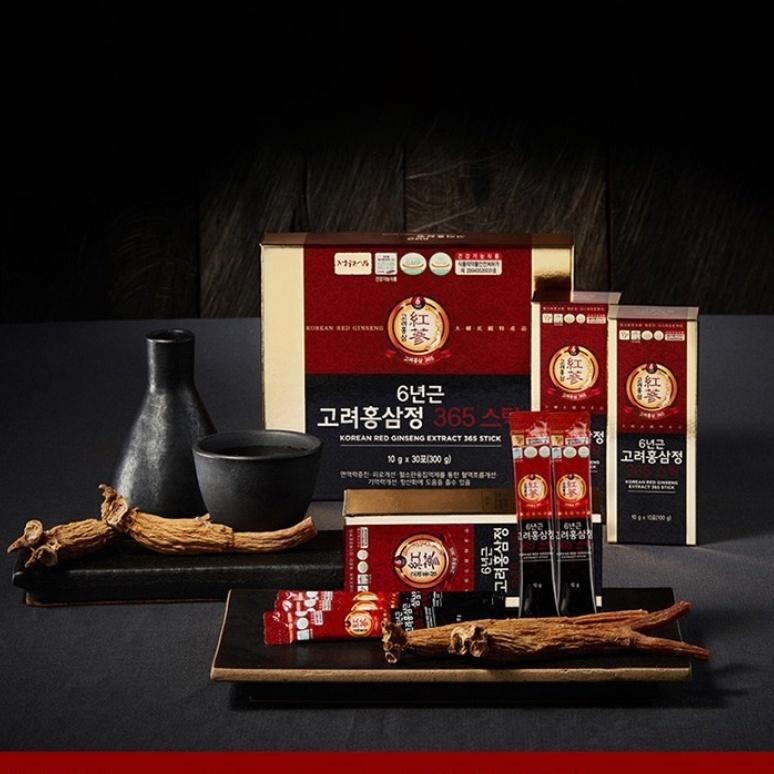 JeongwonGinseng Korean Red Ginseng Extract 365 Stick 10g * 30P