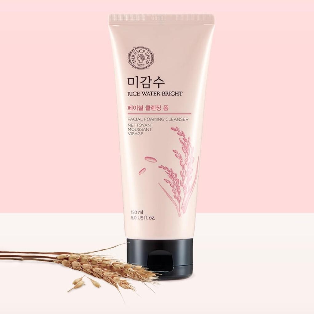 TheFaceShop Rice Water Bright Facial Cleansing Foam 150ml