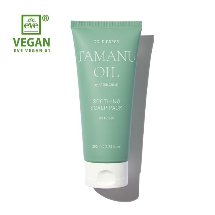 RATED GREEN Cold Press Tamanu Oil Soothing Scalp Pack 200ml