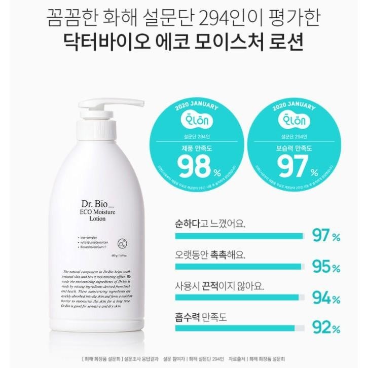 Dr. Bio Eco Moisture Lotion 480ml